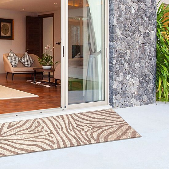 Liora Manne Ravella Zebra Runner