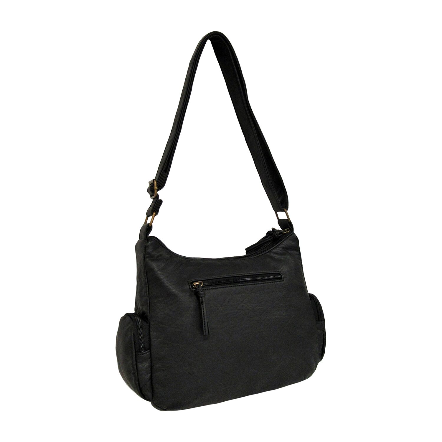 Bueno of California Elephant Large Washed Hobo Crossbody Bag