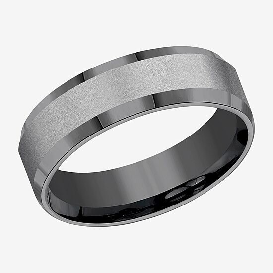 Mens 7MM Tantalum Wedding Band