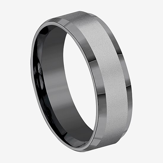 Mens 7MM Tantalum Wedding Band
