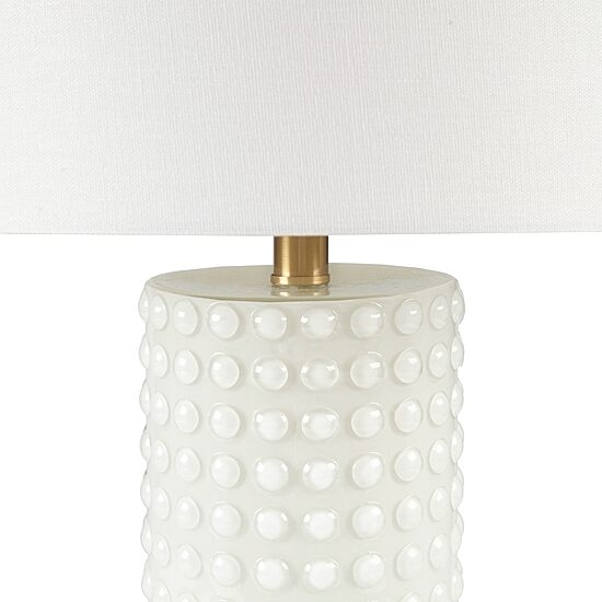 INK+IVY Grace Textured Dot Glass Table Lamp