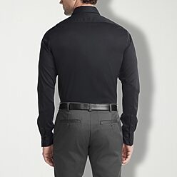 black dress shirt jcpenney Men's Black Dress Shirts & Ties - Men
