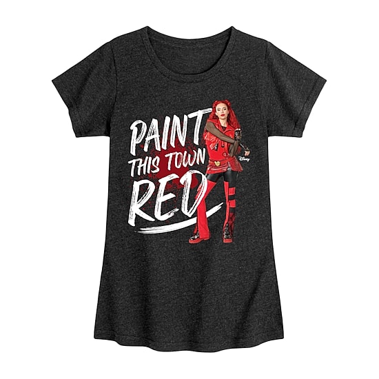 Big Kid Girls Crew Neck Short Sleeve Descendants T-Shirt