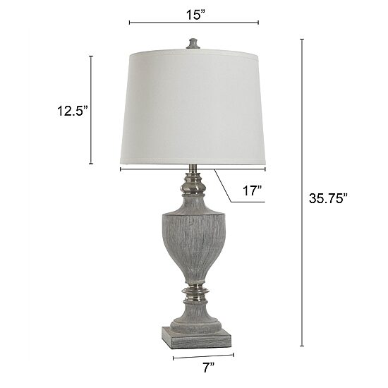 Stylecraft 36" Branson Resin Table Lamp