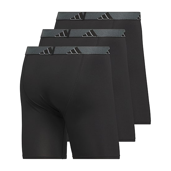 adidas Performance Microfiber Mens Big and Tall 3 Pack Boxer Briefs 5158597