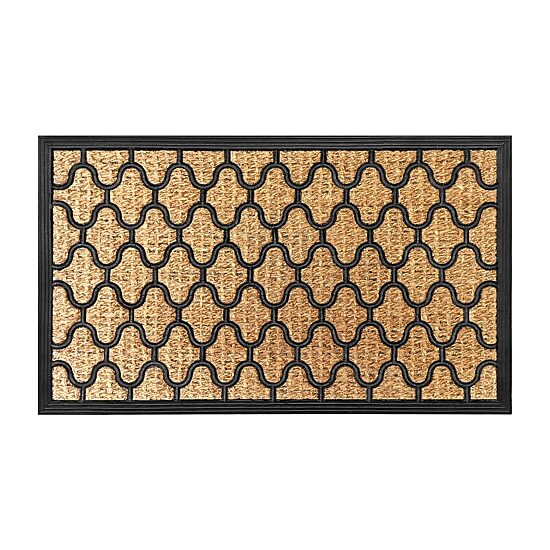 Achim Harlequin Natural Coir 18"X30" Doormat