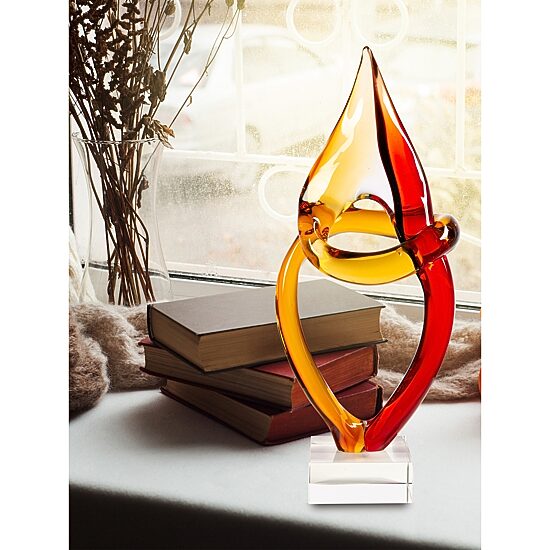 Dale Tiffany Salto Art Glass Sculpture