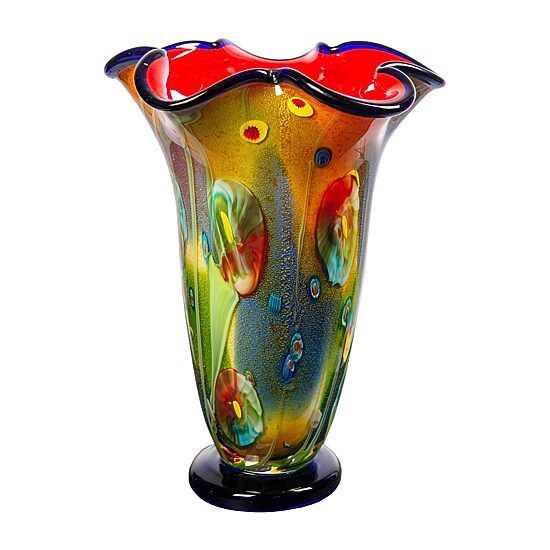 Dale Tiffany Selciato Art Glass Vase, Color: Multi - JCPenney