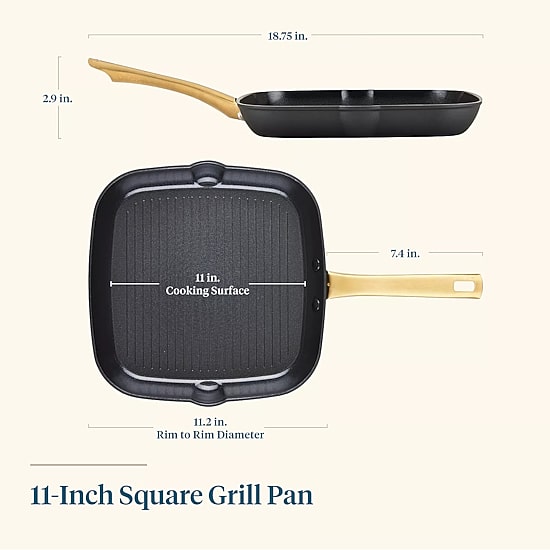 Farberware Induction 11" Square Grill Pan
