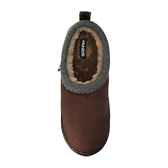 Vance Co Mens Round Closed Toe Slip-On Shoe