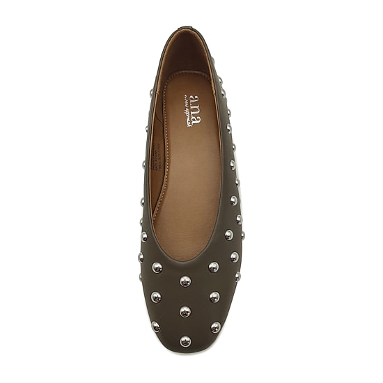 A.N.A Rasa Womens Round Closed Toe Ballet Flats