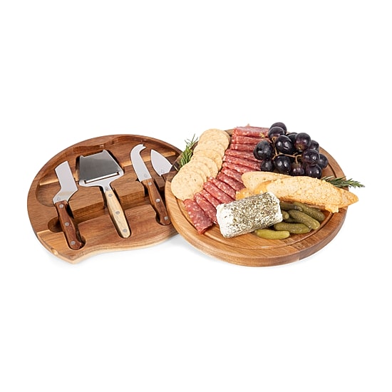 Picnic Time 4-pc. Wood Cheese Board Set