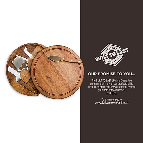 Picnic Time 4-pc. Wood Cheese Board Set