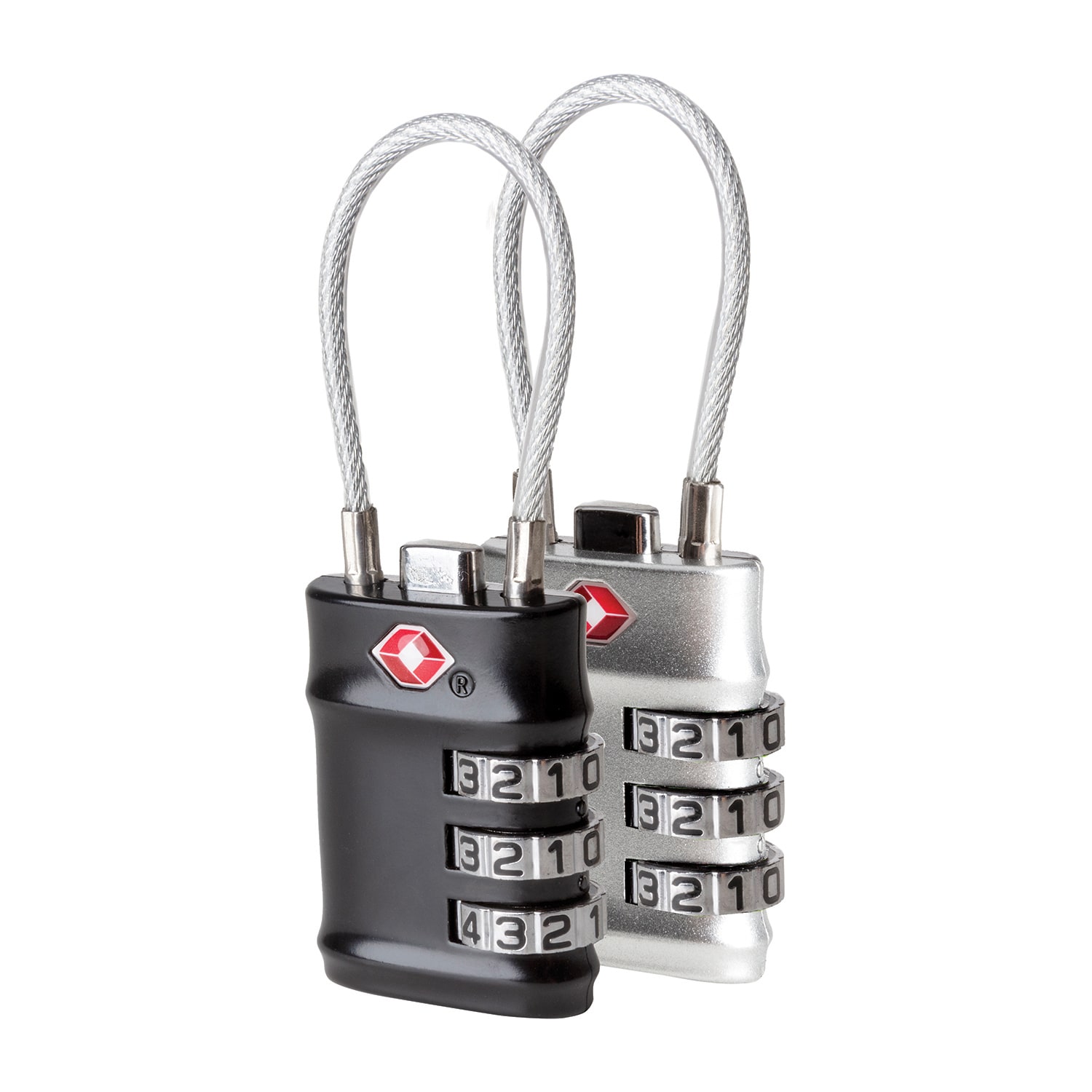 Travelon Set of 2 TSA Accepted Cable Locks