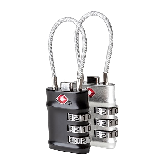Travelon Set of 2 TSA Accepted Cable Locks