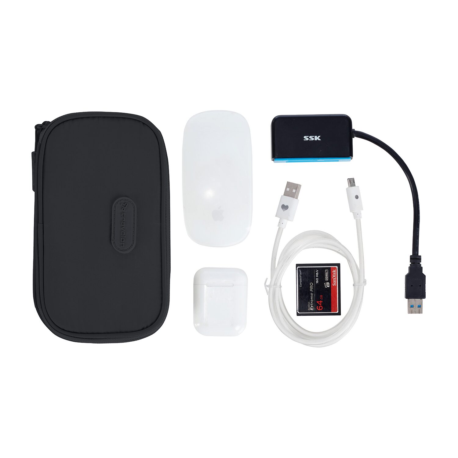 Travelon 2-In-1 Jewelry Tech Organizer