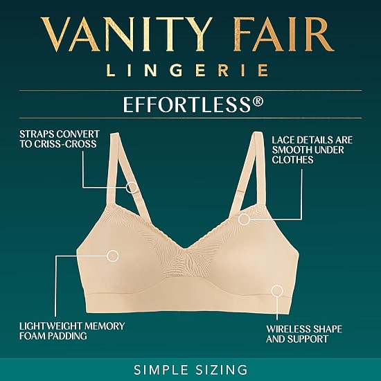 Vanity Fair Wireless Full Coverage Bra 72125