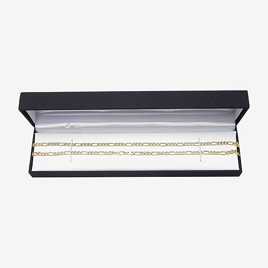 10K Yellow Gold 3.9mm 20-22" Figaro Chain