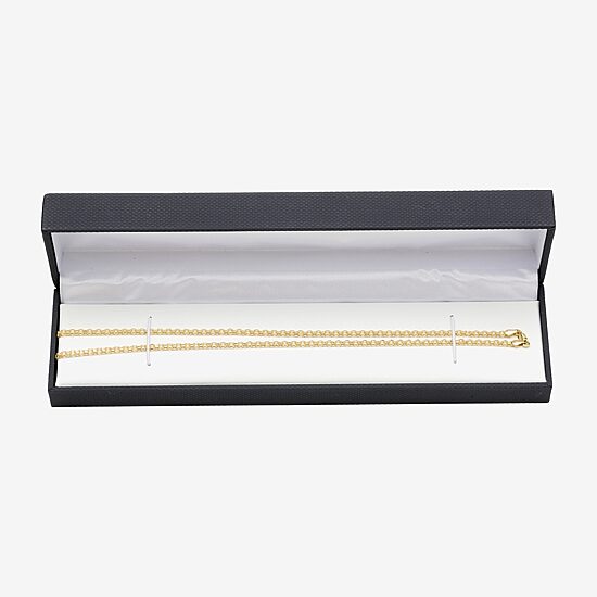 Womens 10K Gold 18 Inch Fashion Chain Necklace