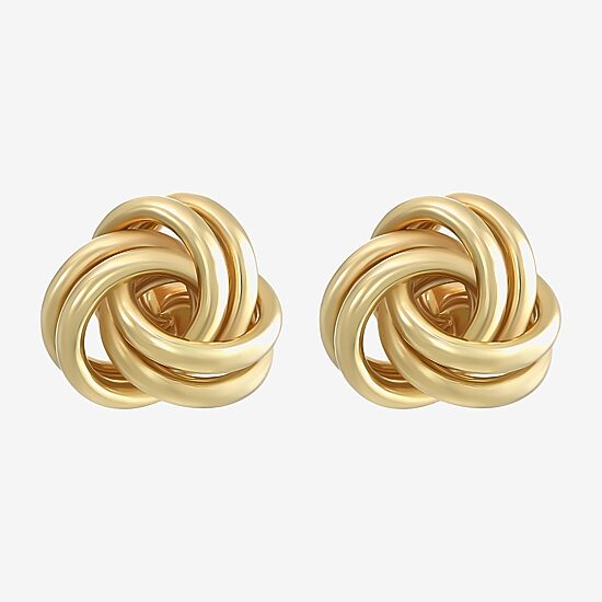 14K Gold Love Knot Earrings