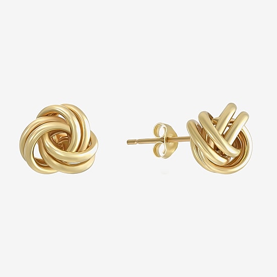 14K Gold Love Knot Earrings