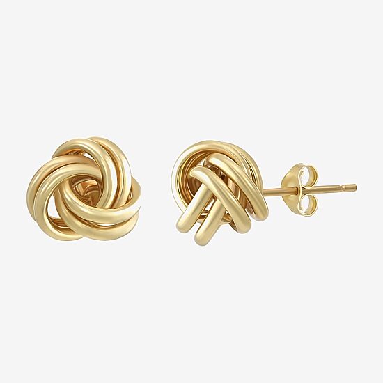 14K Gold Love Knot Earrings