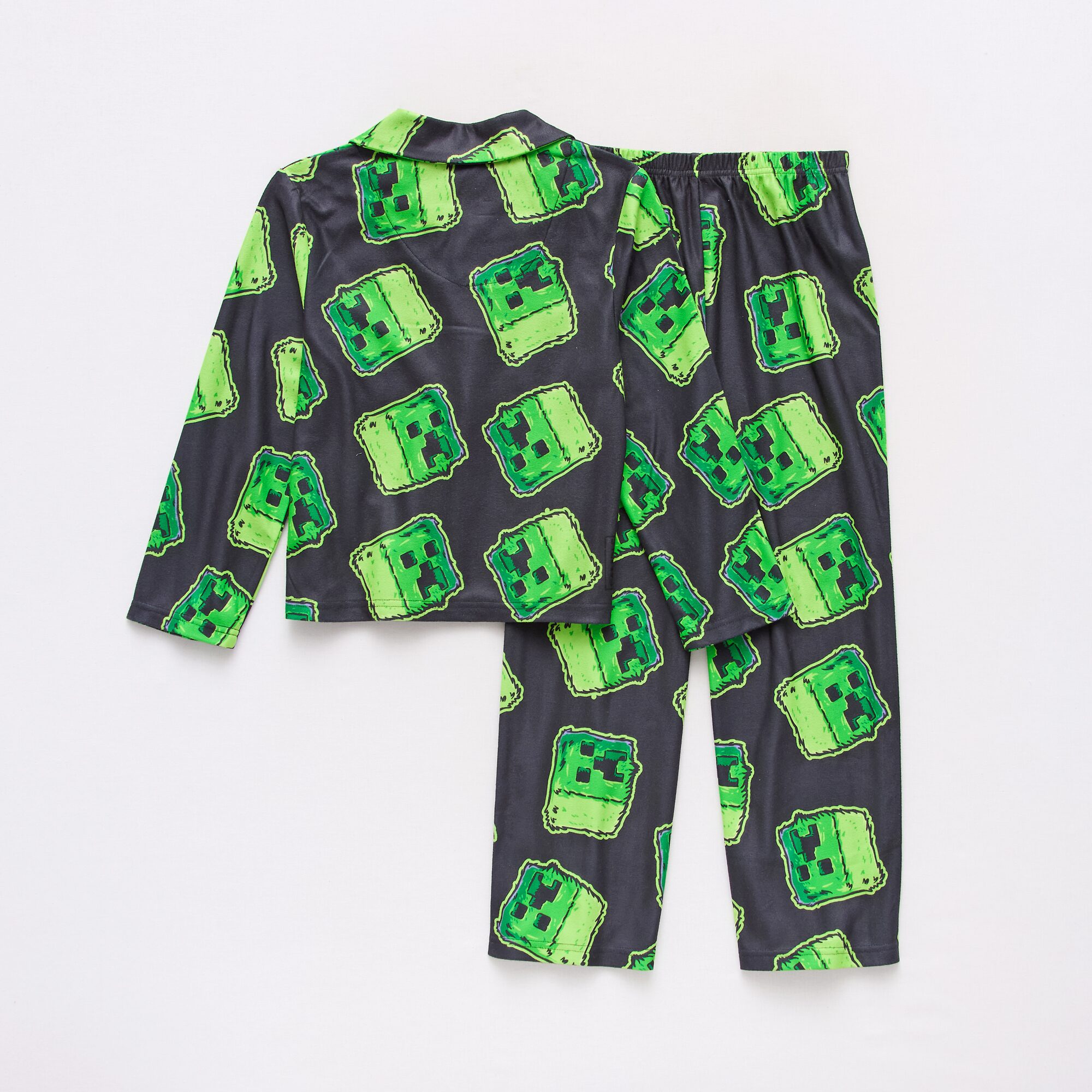 Big Kid Boys Minecraft Long Sleeve 2-pc. Pajama Set