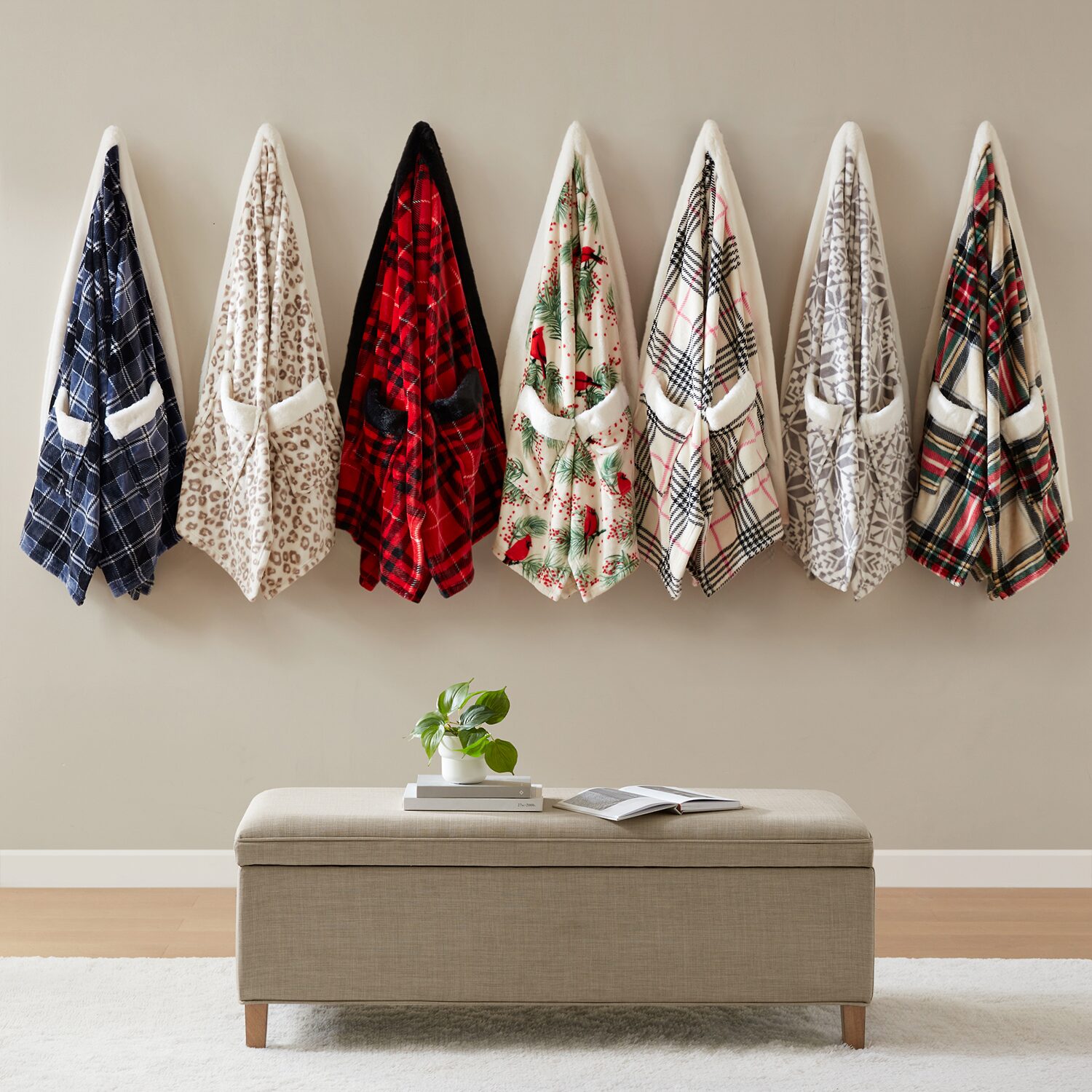 True North By Sleep Philosophy Plush Wearable Throw Wrap