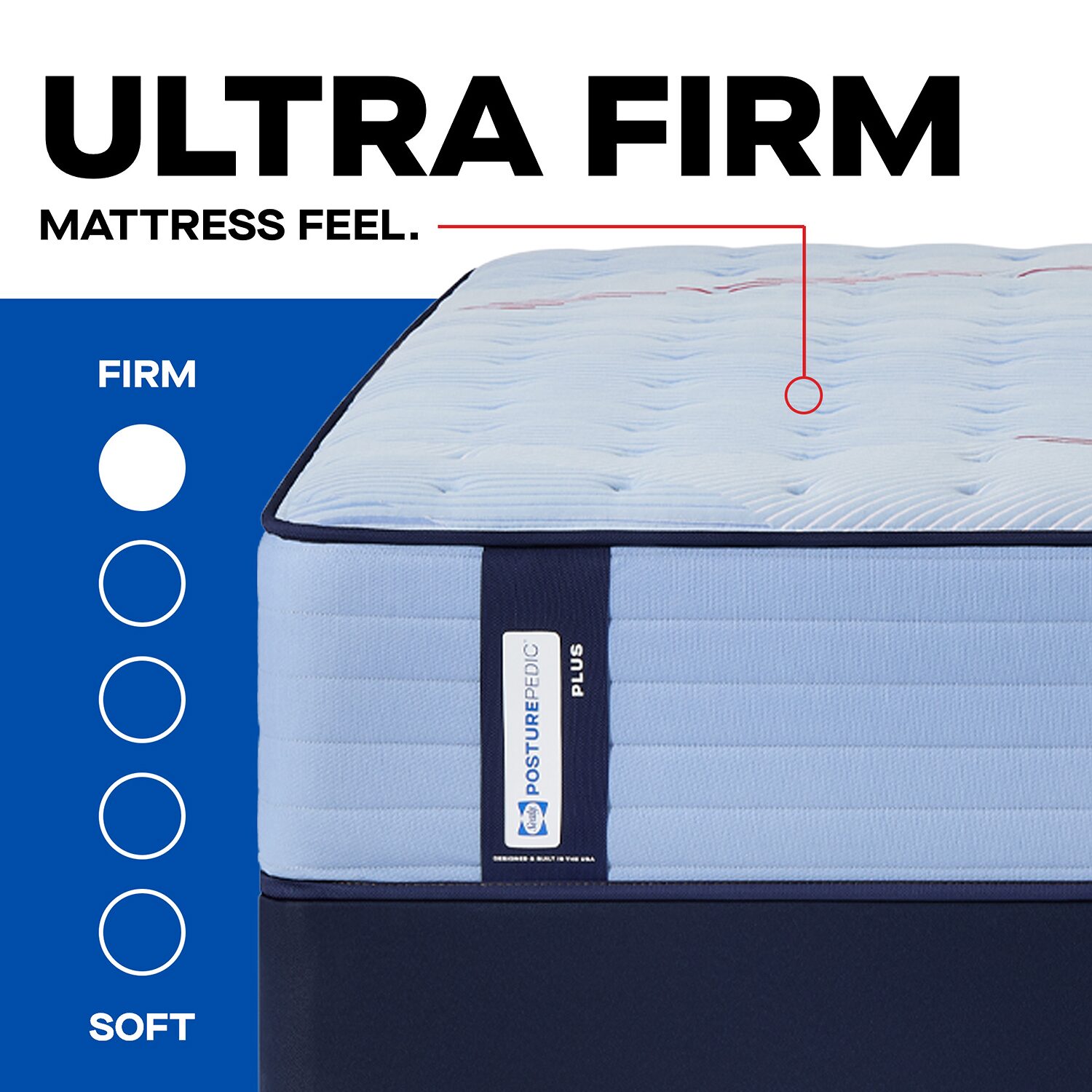 Sealy Posturepedic Indy 13" Ultra Firm Tight Top - Mattress Only