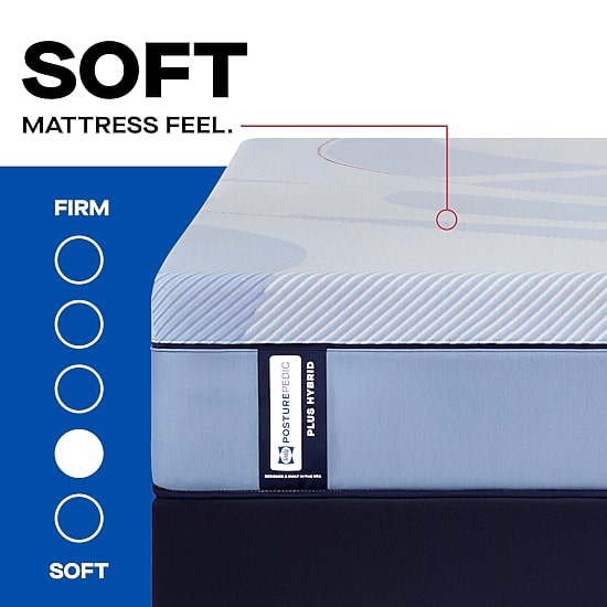 Sealy Posturepedic Indy 13" Hybrid Plush Tight Top - Mattress Only