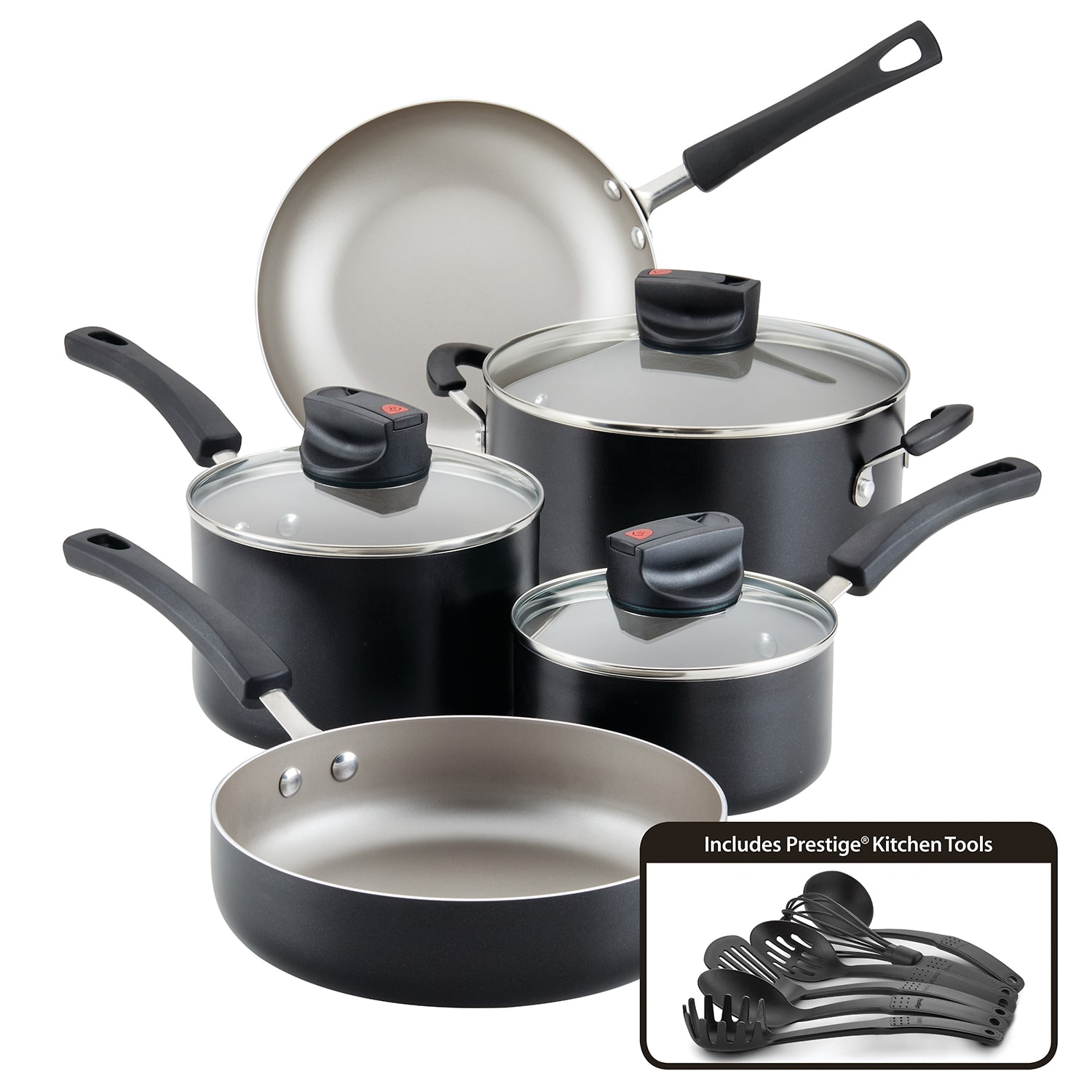 Farberware Smart Control 14-pc. Non-Stick Cookware Set
