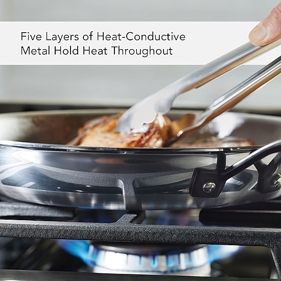 KitchenAid 5-Ply Clad Stainless Steel 10" Fry Pan