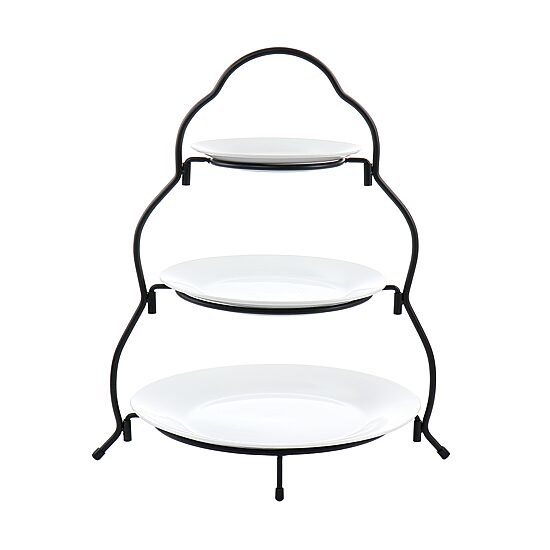 Elama 3-Tier Porcelain Tiered Server
