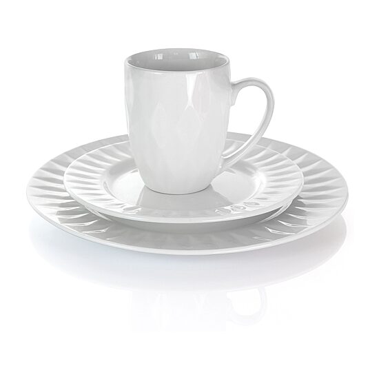 Elama 18-pc. Porcelain Dinnerware Set