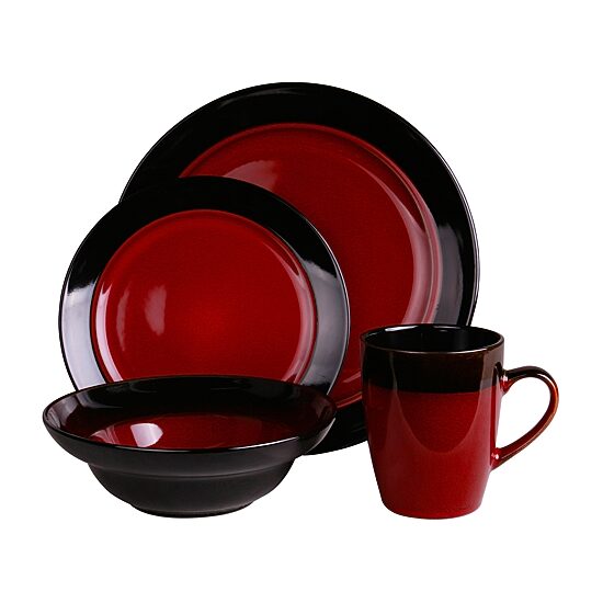 Elama Tanizia 16-pc. Stoneware Dinnerware Set