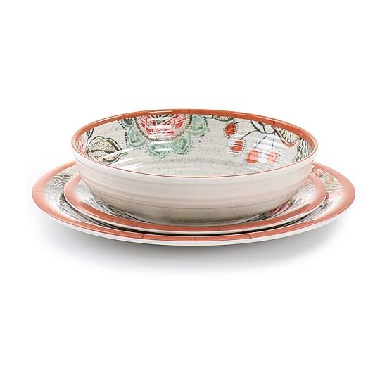 Elama Ester 12-pc. Melamine Dinnerware Set