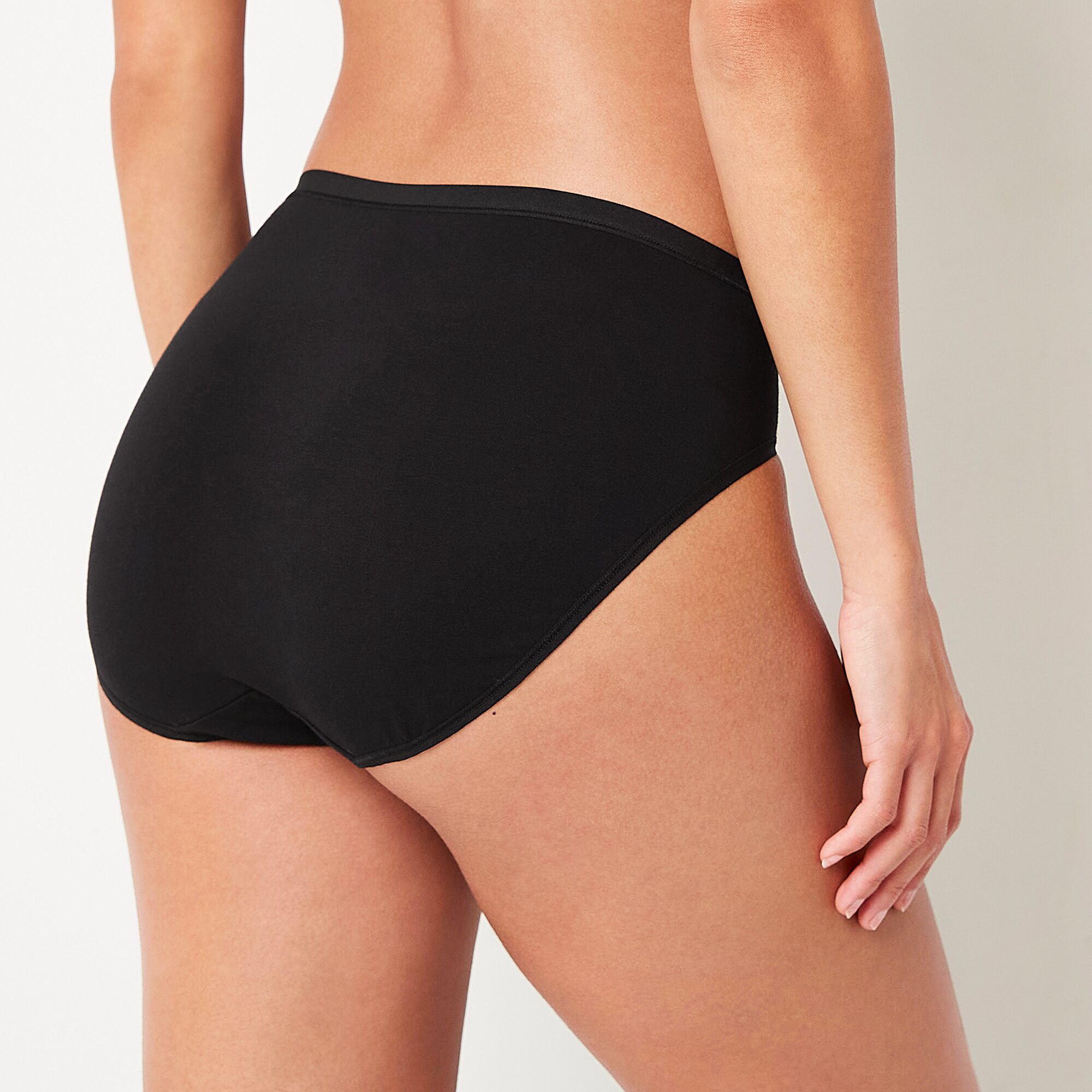 Ambrielle Cotton High Cut Panty