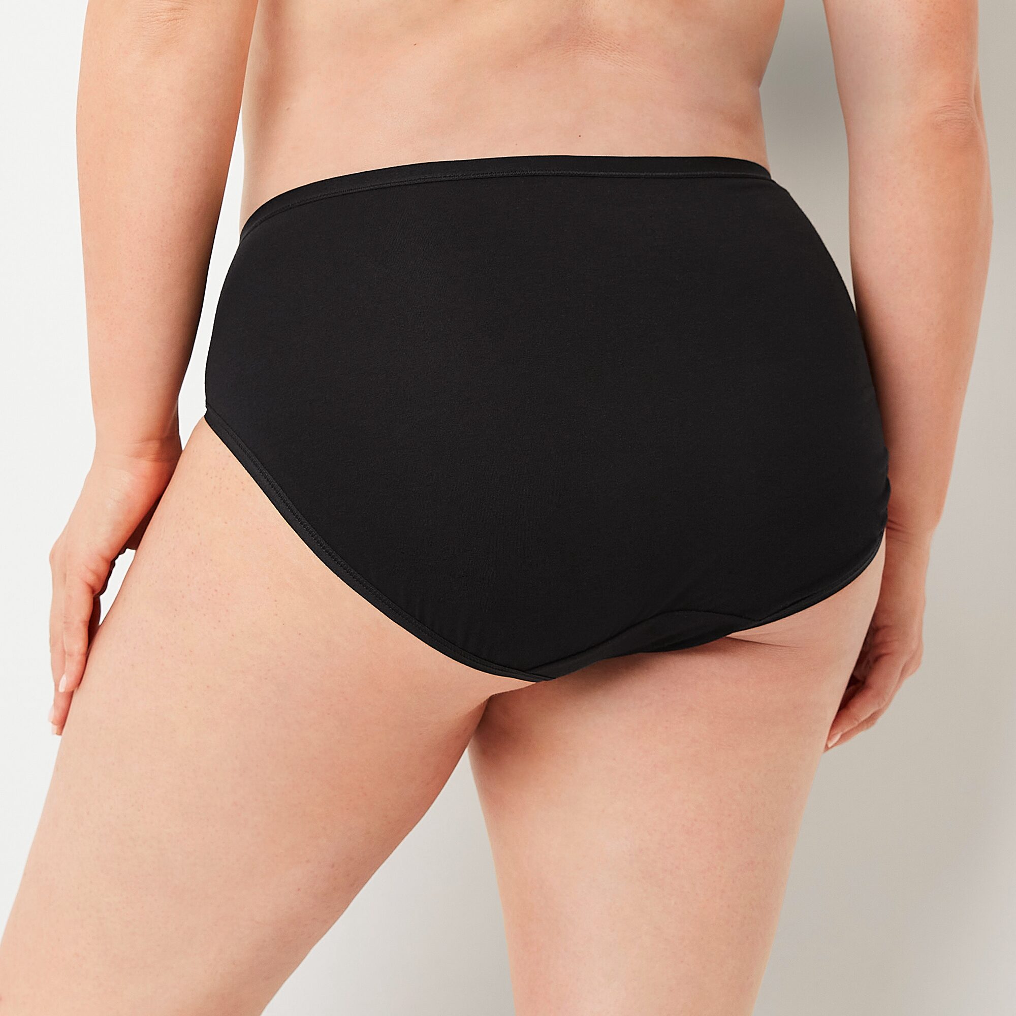 Ambrielle Cotton High Cut Panty