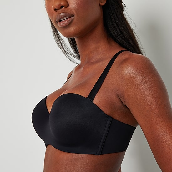Ambrielle Everyday Lightly Lined Underwire Strapless Bra