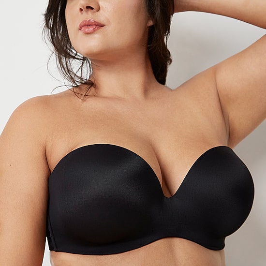 Ambrielle Everyday Lightly Lined Underwire Strapless Bra