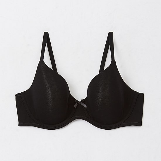 Ambrielle Cotton Full Coverage Underwire Bra