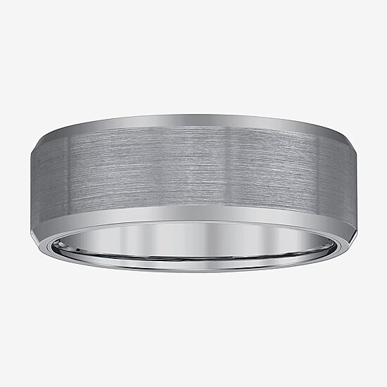 Mens 8MM Tungsten Wedding Band