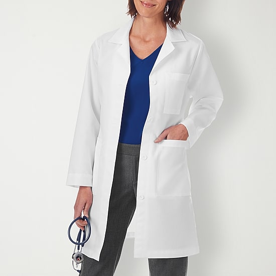 Meta Labwear 1964 37" Womens Long Sleeve Lab Coat