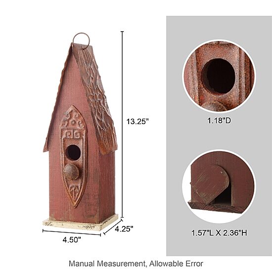 Glitzhome Bird House