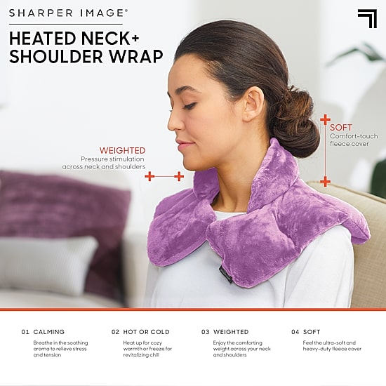 Sharper Image Hot & Cold Aromatherapy Neck & Shoulder Wrap
