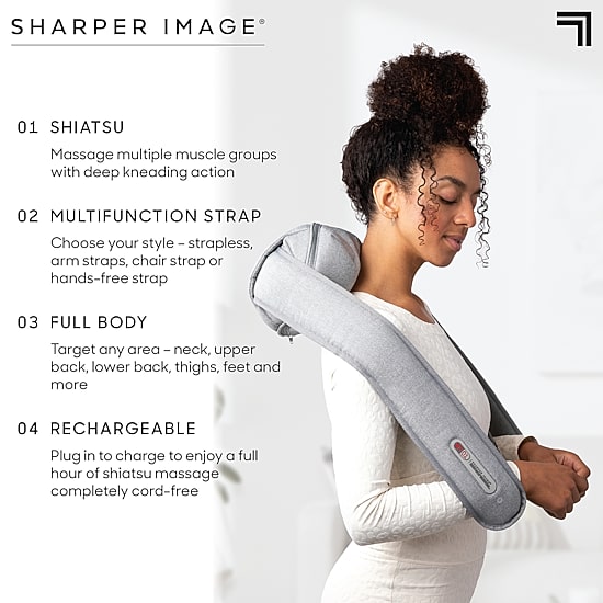 Sharper Image Shiatsu Full Body Multifunction Cordless Massager