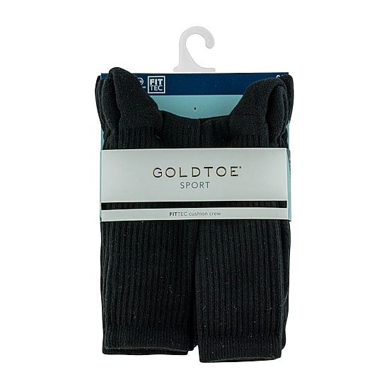Gold Toe Sport Cushion Womens 6 Pair Crew Socks