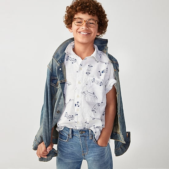 Thereabouts Little & Big Kid Boys Adjustable Waist Stretch Fabric Slim Straight Leg Jean