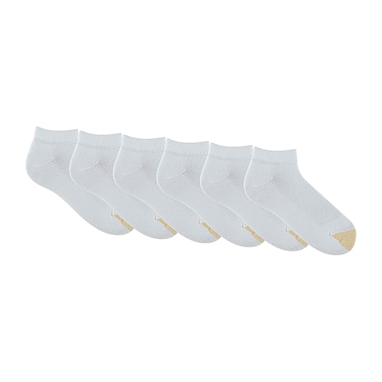 Gold Toe Athletic Sport Mens Breathable Multi-Pack 6 Pair Low Cut Socks