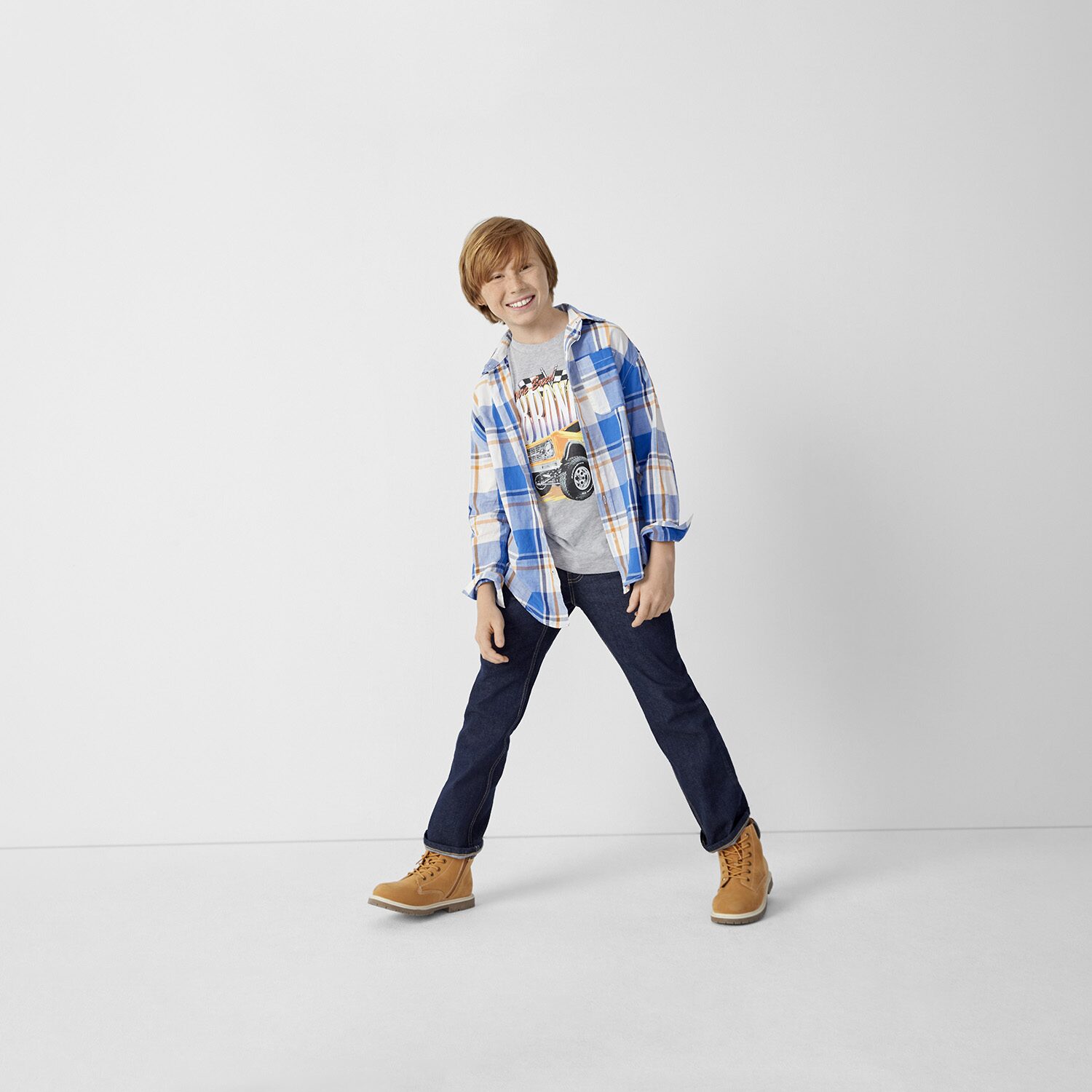 Thereabouts Little & Big Kid Boys Adjustable Waist STRETCH FABRIC Regular Fit Bootcut Jean